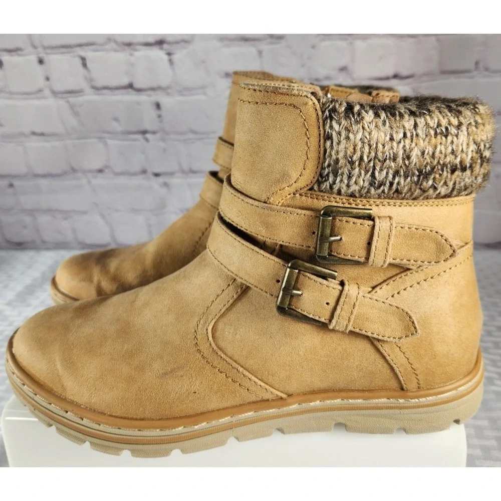 Cliffs By White Mountain Kaleta Tan Ankle Boot Womens Size 9 Casual / Rugged